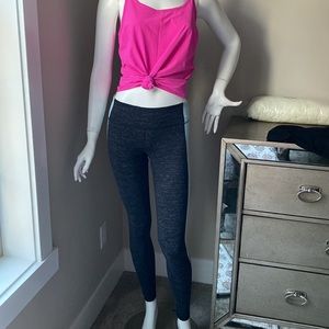 Zella Heather Gray Striped Legging